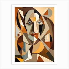 Abstract Of A Woman 8 Art Print