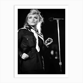 American New Wave Musician Debbie Harry Art Print