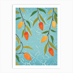 Mango Illustration 1 Art Print