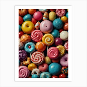 Candy Background 1 Art Print