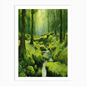 Mossy Serenade 1 Art Print