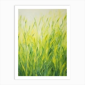 Grass Painting Art Print