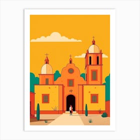 Mexico 1 Travel Illustration Art Print