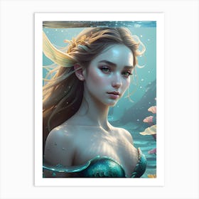 Mermaid-Reimagined 53 Art Print