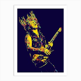 Kirk Hammett metallica band music 2 Art Print