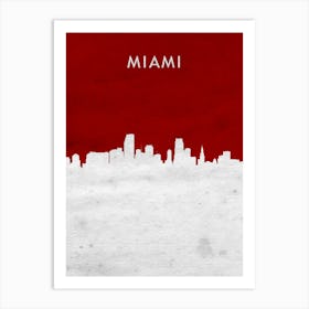 Miami Florida Art Print