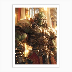 Hulk Robot Art Print