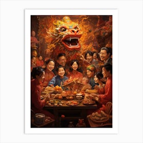 Chinese New Year Celebration 3 Art Print