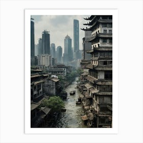 Old Chinese City Art Print