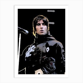 liam gallagher oasis britpop music band 5 Art Print