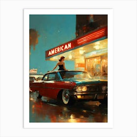 American Diner Art Print