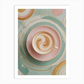 Coffee Cup On The Table Art Print