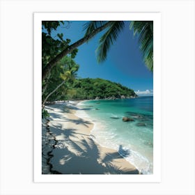 Tropical Beach Art Print