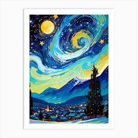 Starry Night 75 Art Print