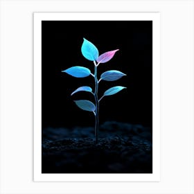 Tree In The Dark 29 Art Print