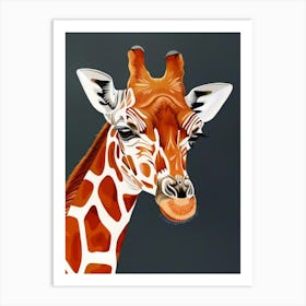 Giraffe 163 Art Print