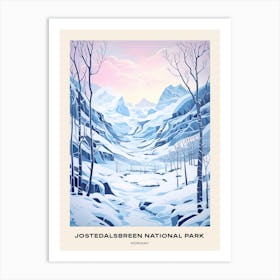 Jostedalsbreen National Park Norway 2 Poster Art Print