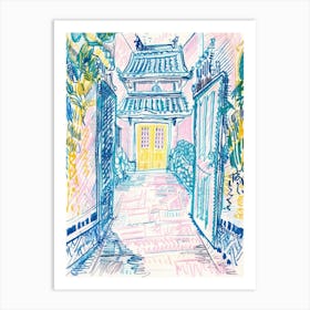 Doors And Gates Collection Himeji, Japan 3 Art Print