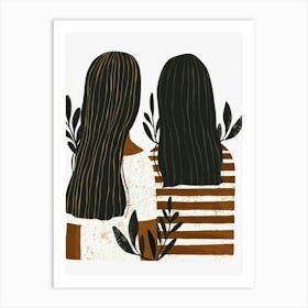 Two Friends Art Print