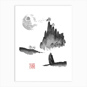 Vader Stuck Art Print