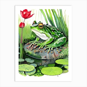 Froggie3 Art Print
