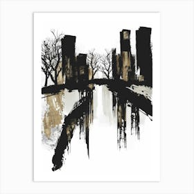 Cityscape Canvas Print 7 Art Print