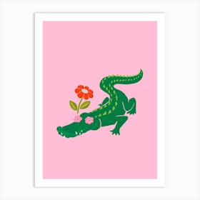 Later Gator Art Print