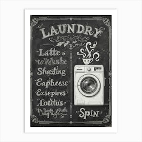 Laundry Poster