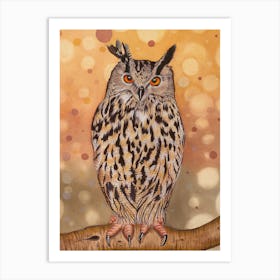 Magnificent Eagle Owl Art Print