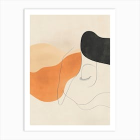 Woman'S Face Art Print