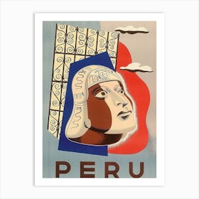 Peru, Land Of Ancient Culture And Art Art Print