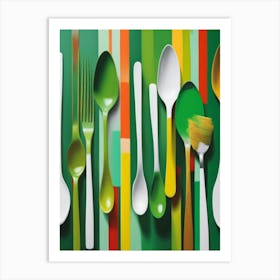 Spoons And Forks Art Print