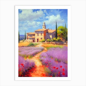 Lavender Fields Art Print