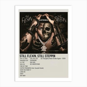 Still Flexin, Still Steppin By Young Boy Never Broke Again 2020 Poster 1 Art Print