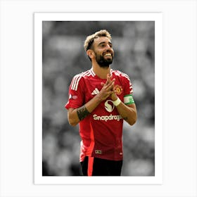 Bruno Fernandes Manchester United Art Print