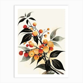 Chinese Pears Art Print