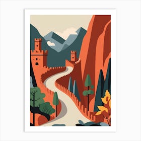 Great Wall Of China Art Print