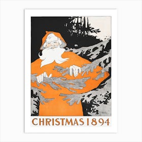 Vintage Christmas (1894), Edward Penfield Art Print