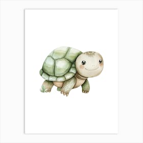 Cute Turtle Art Print