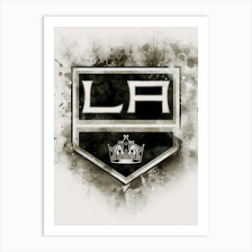 Los Angeles Kings Watercolor Art Print