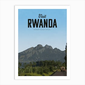 Visit Rwanda Art Print