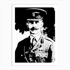 Ernest Swinton Black In White Art Print