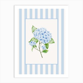 Blue Hydrangea 1 Art Print