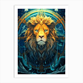 Lion Of The Seas Art Print