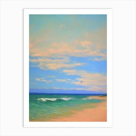 Grange Beach Australia Monet Style Art Print