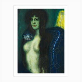 The Sin 1909 by Franz Von Stuck - "Palermo" or ''Die Sünde'' in HD Immaculate Art Print