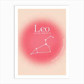 Leo - Starsign Art Print