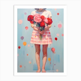 Alone With Only Flowers Art Print