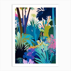 San Diego Botanic Garden, Usa Abstract Still Life Art Print