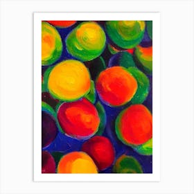 Acai Fruit Vibrant Matisse Inspired Painting Fruit Art Print